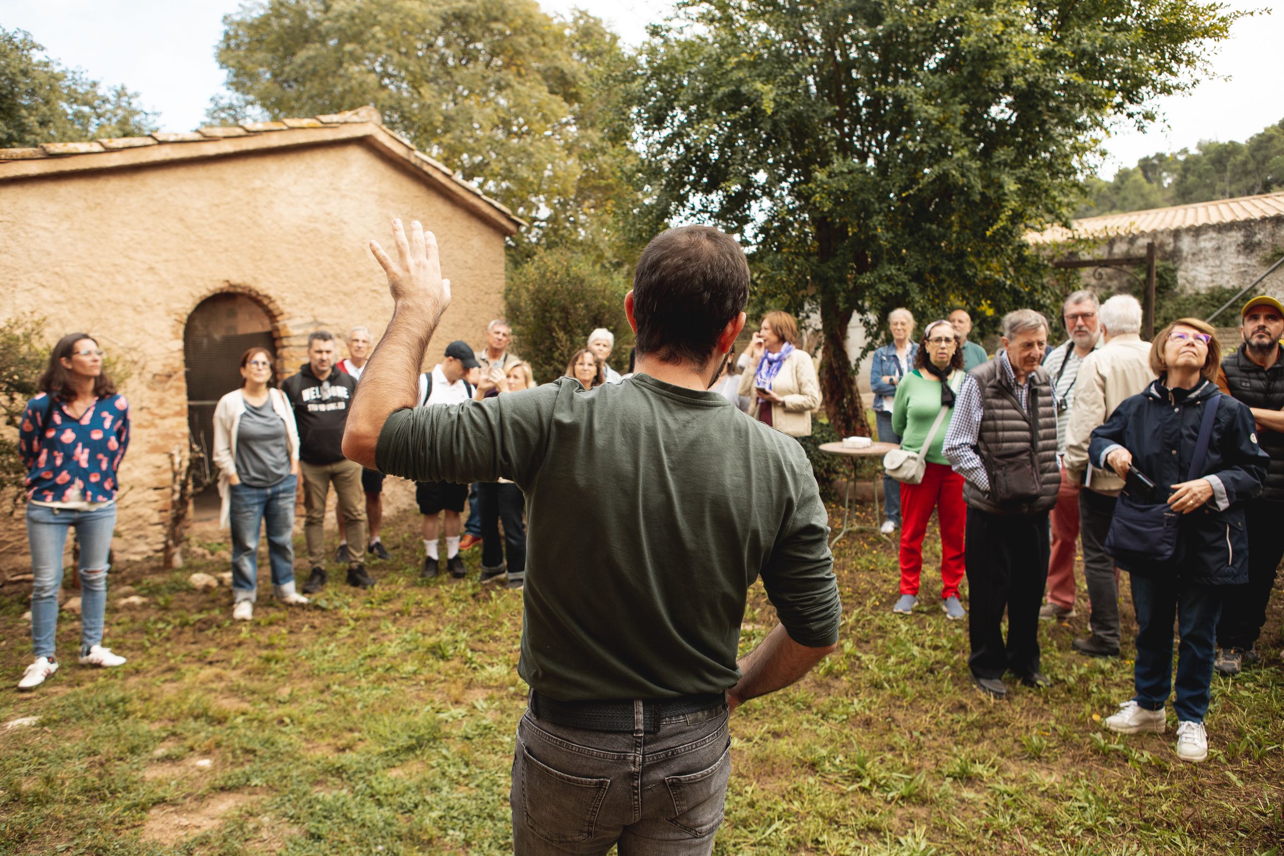 Visita a la Masia de Can Bell durant les Jornades Europees de Patrimoni a Sant Cugat. FOTO: Joana Arribas (TOT Sant Cugat)