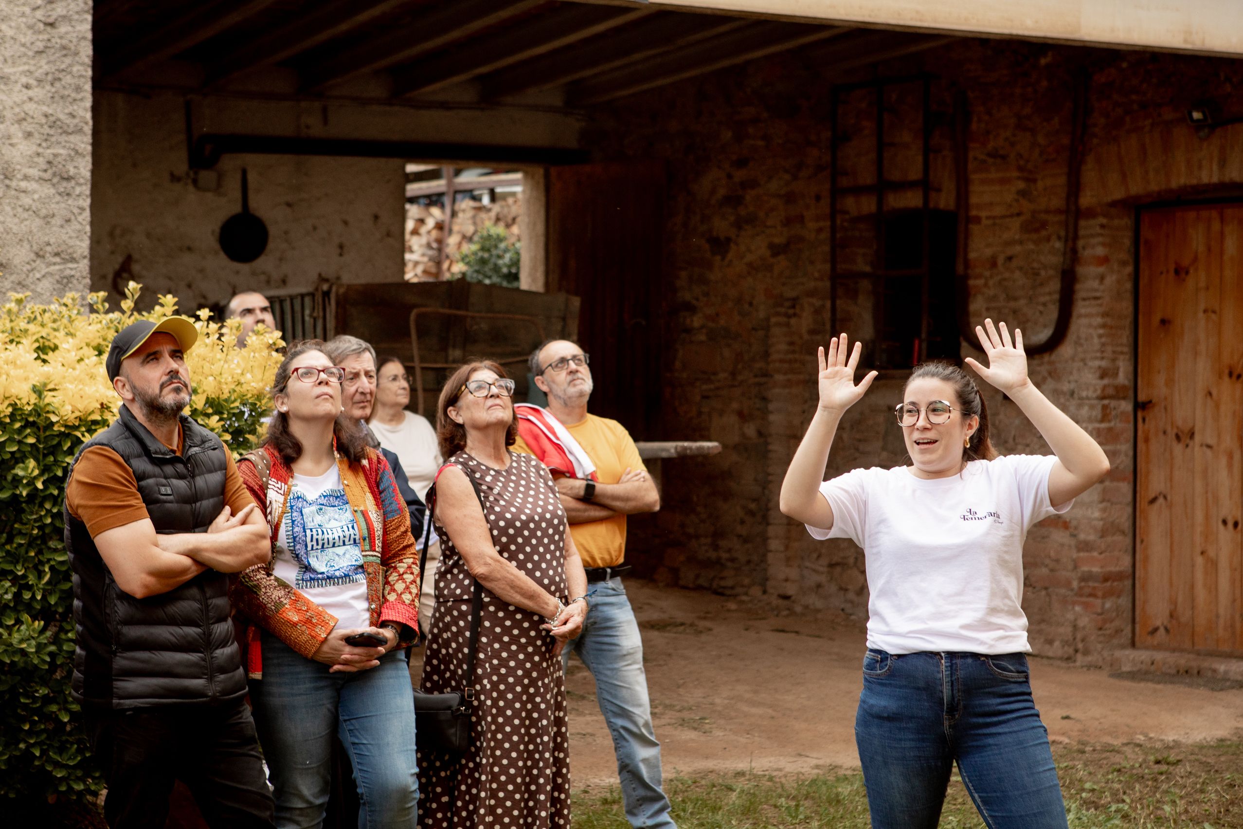 Visita a la Masia de Can Bell durant les Jornades Europees de Patrimoni a Sant Cugat. FOTO: Joana Arribas (TOT Sant Cugat)