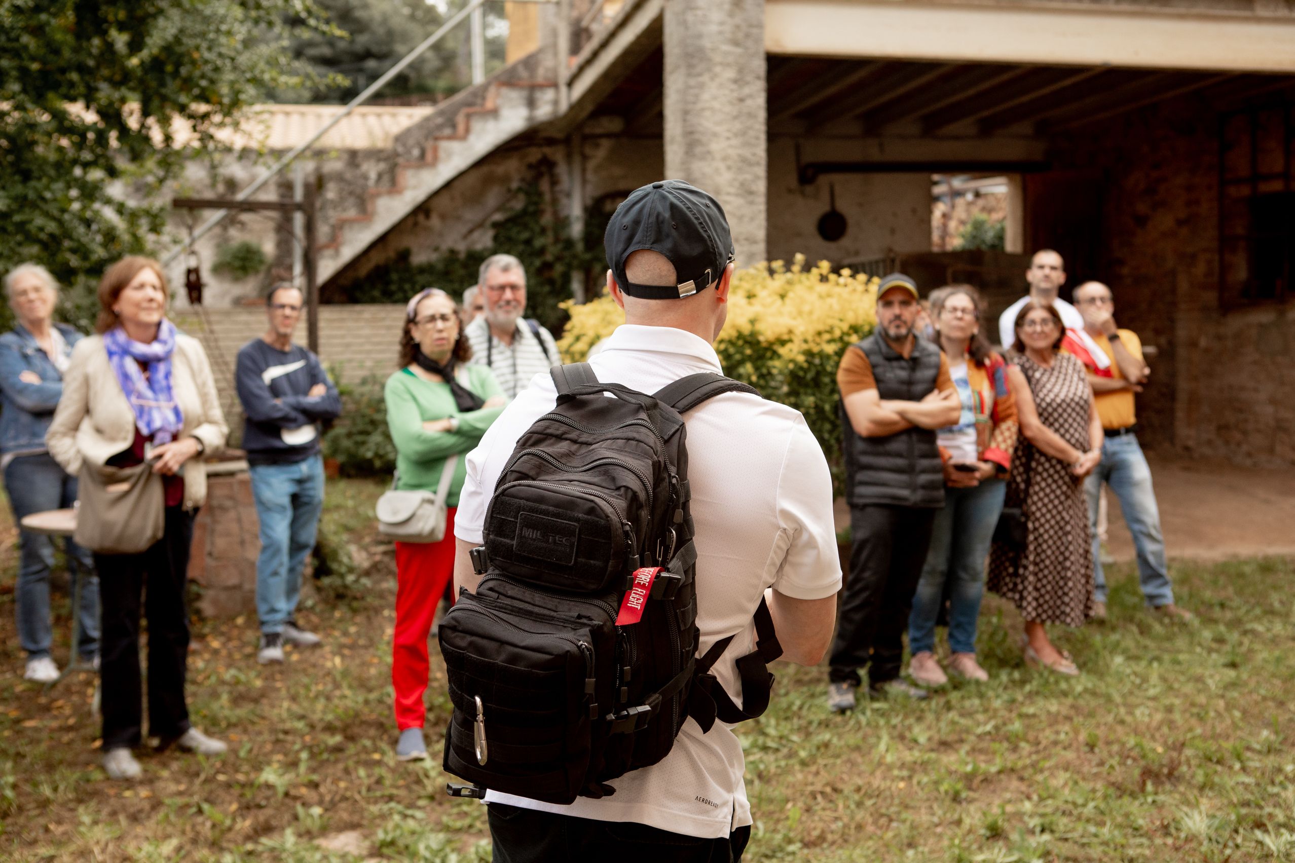 Visita a la Masia de Can Bell durant les Jornades Europees de Patrimoni a Sant Cugat. FOTO: Joana Arribas (TOT Sant Cugat)