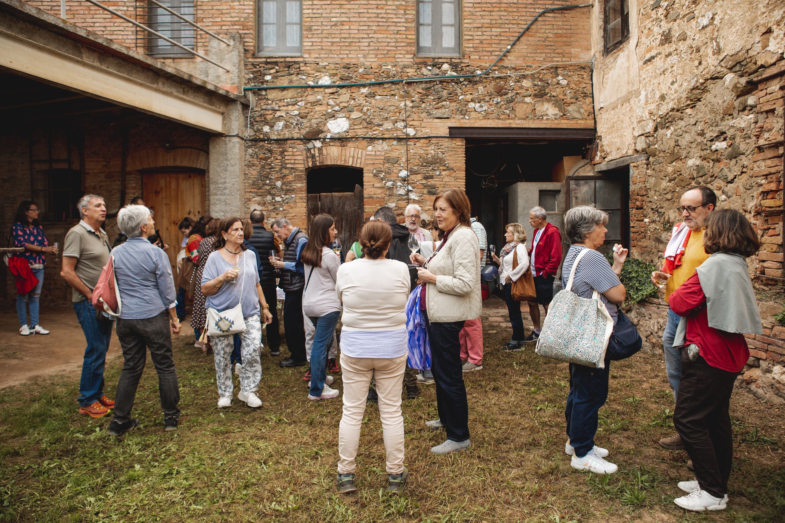 Visita a la Masia de Can Bell durant les Jornades Europees de Patrimoni a Sant Cugat. FOTO: Joana Arribas (TOT Sant Cugat)