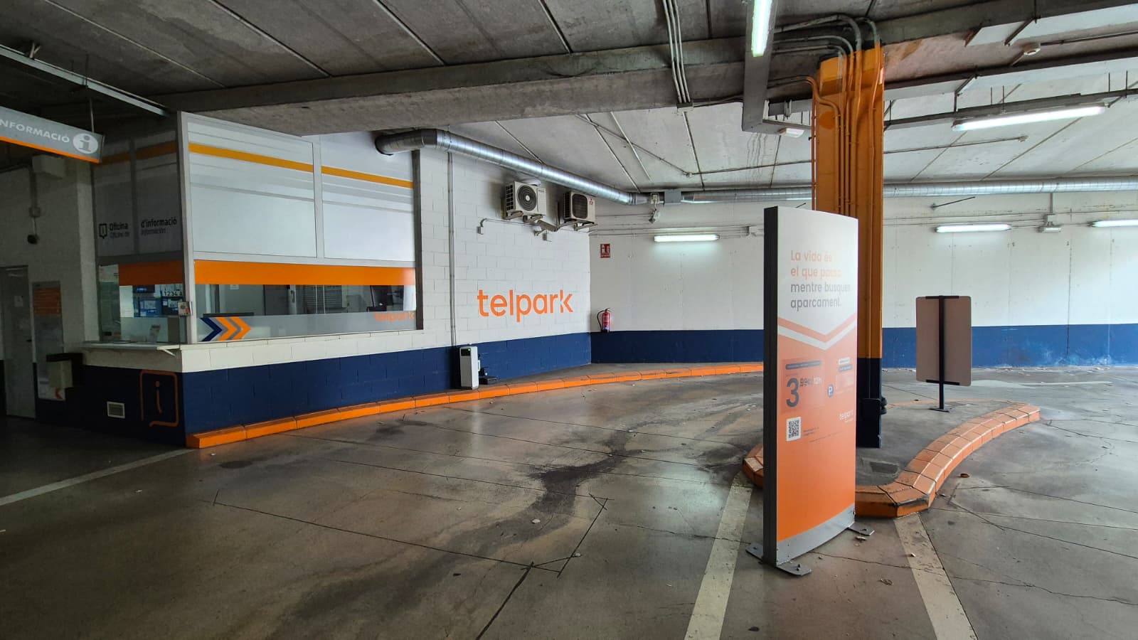 Aparcament de Telpark a Sant Cugat. FOTO: Ajuntament