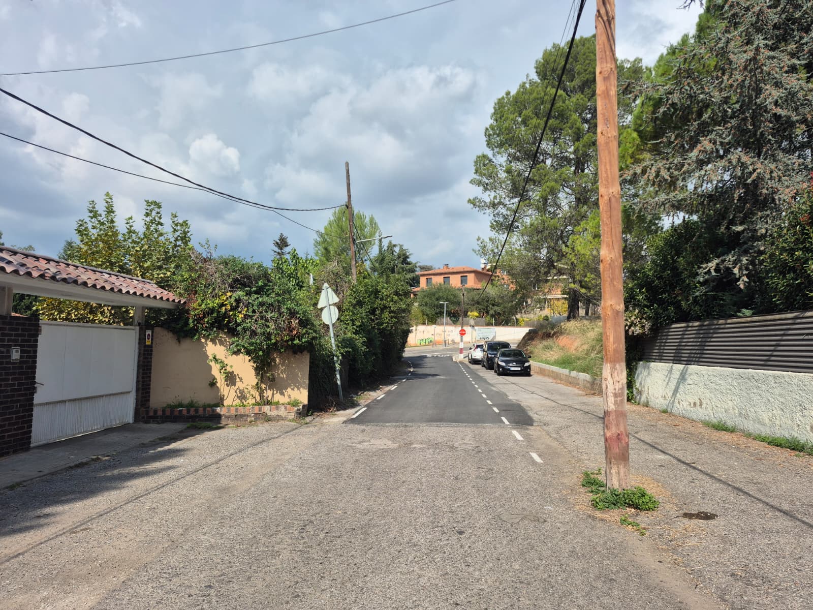 Un tram del camí del Mas Roig a Mas Fuster FOTO: TOT Sant Cugat