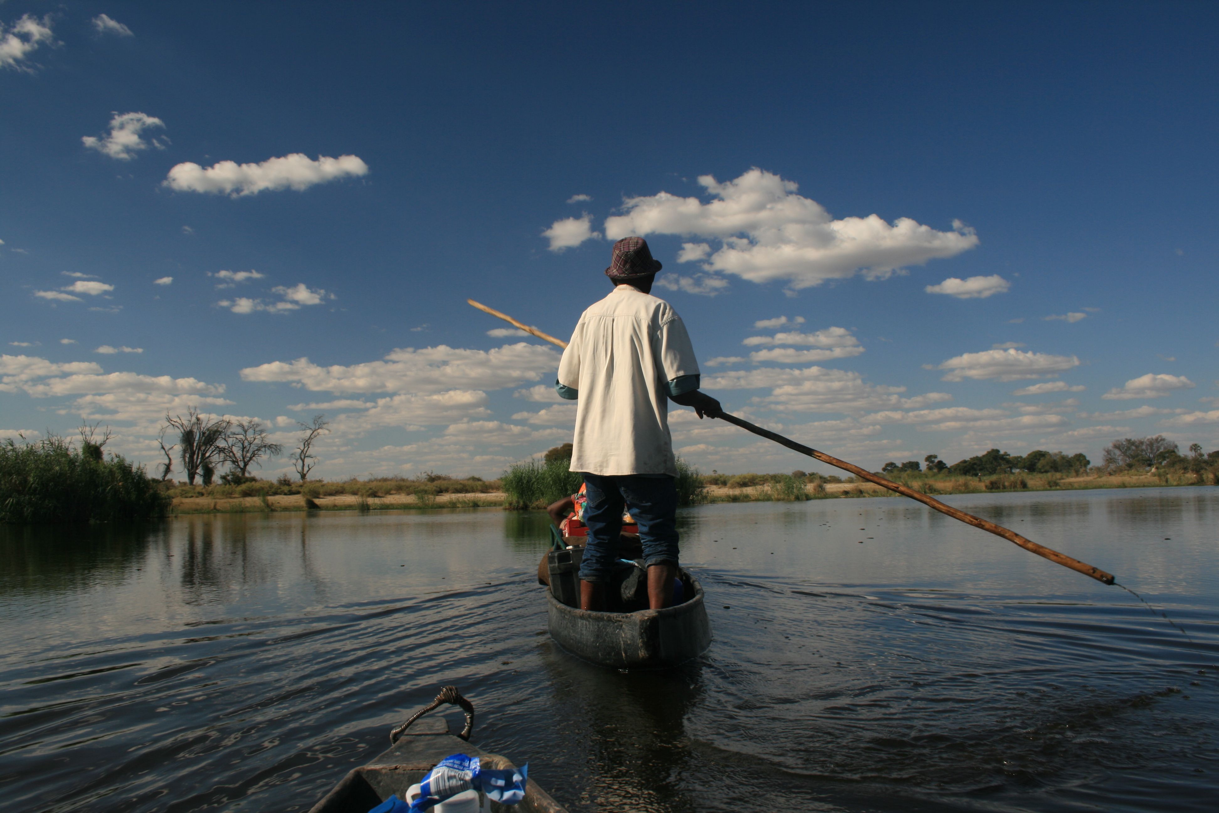 De passeig - Delta del Okavango FOTO: Miquel Ortega Esparza