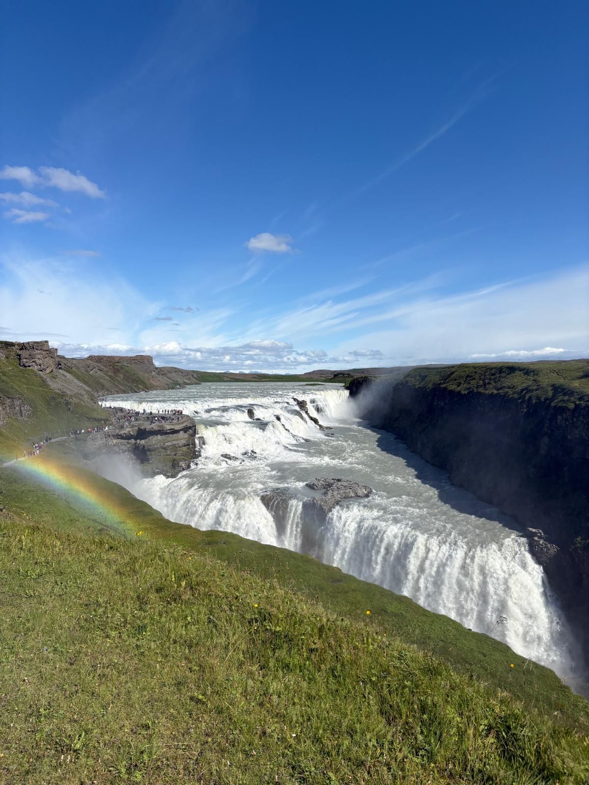 De sobte l’arc de Sant Martí - Gullfoss, Islàndia FOTO: Romain Dupuy