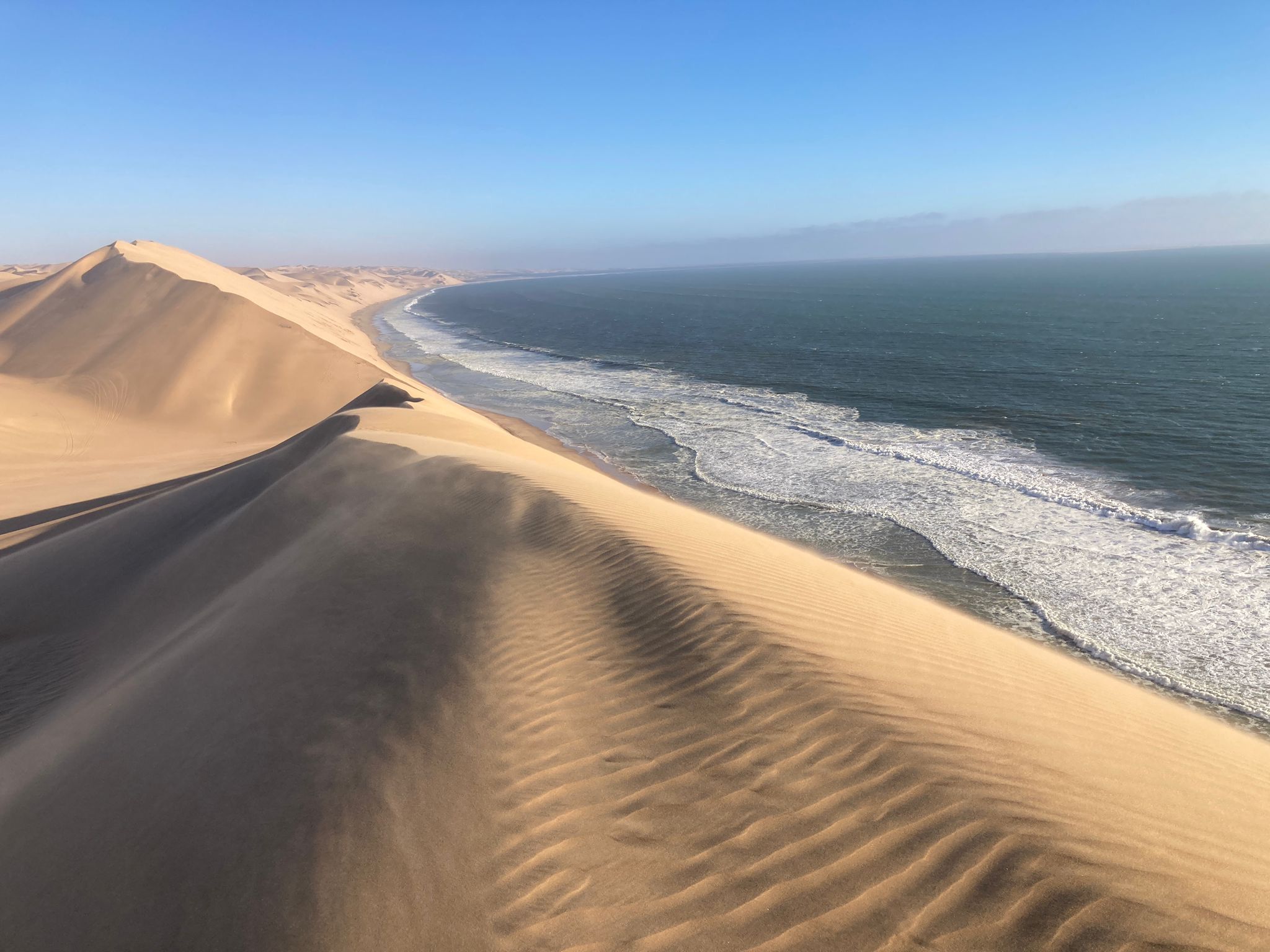 El encuentro del desierto con el mar - Namibia, Sossusvlei FOTO: Samuel Renaud