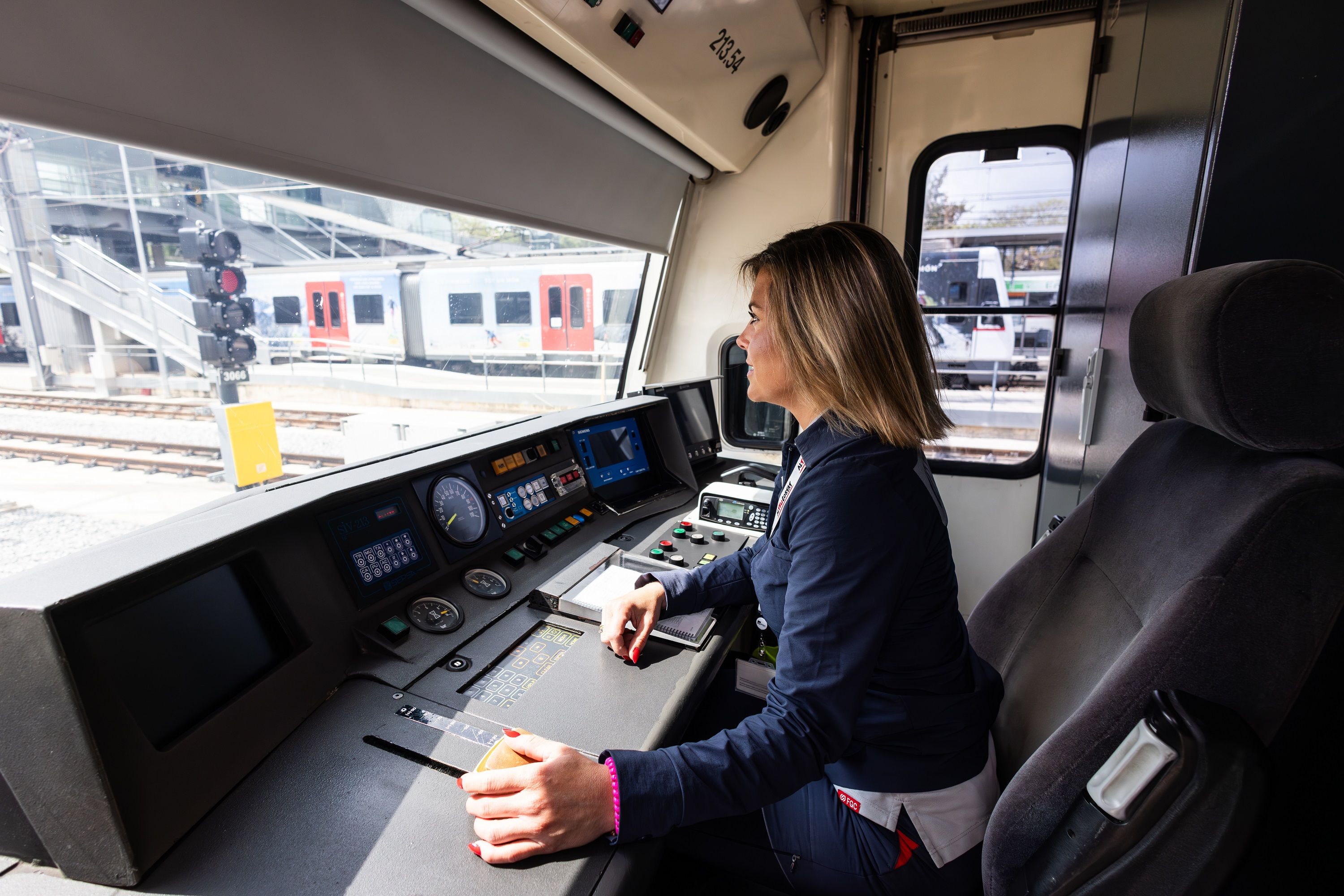 La professió de maquinista compta amb una ocupació propera al 100%. FOTO: FGC