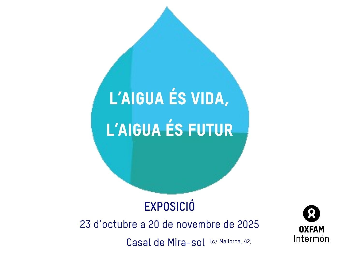 L'aigua és vida. FOTO: Oxfam Intermón