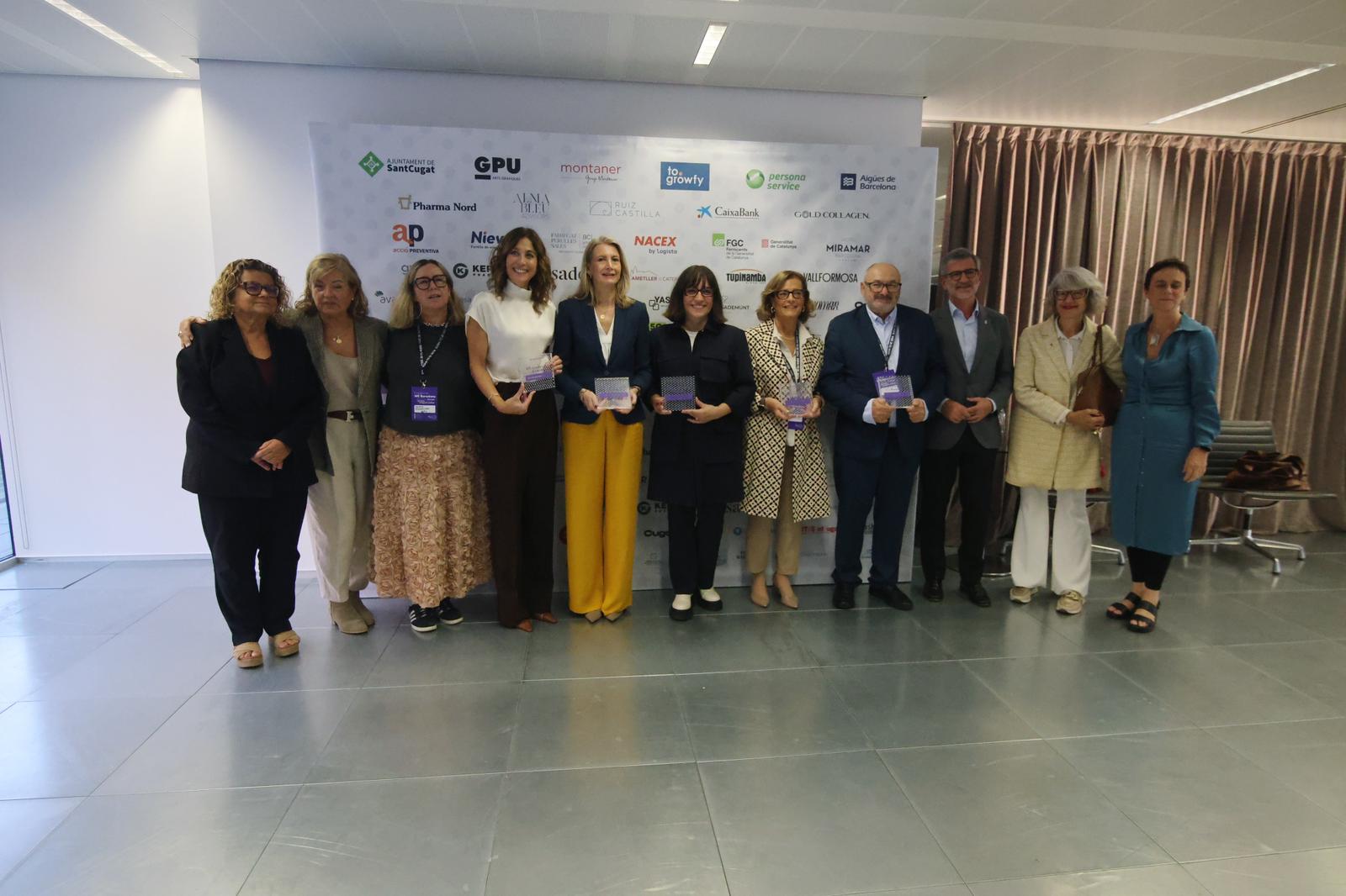 Els premiats al congrés FOTO: Ajuntament de Sant Cugat 