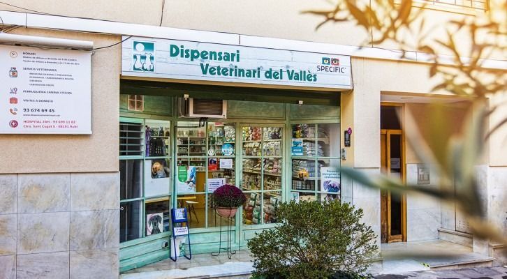 Dispensari Veterinari Sant Cugat està al carrer de Sabadell, 23. FOTO: Cedida