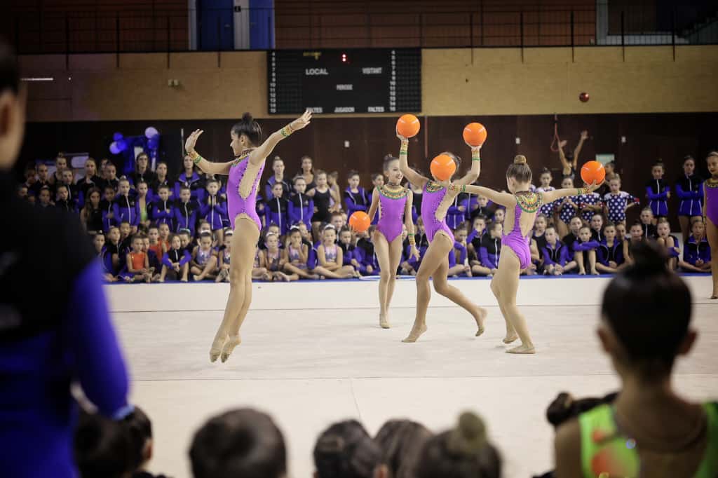 Presentació d'equips del Club Gimnàstica Rítmica i Estètica Sant Cugat de la temporada 2025/2026. FOTO: Ajuntament