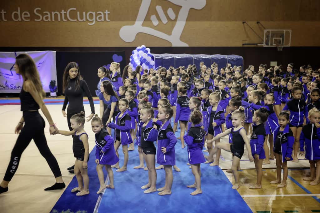 Presentació d'equips del Club Gimnàstica Rítmica i Estètica Sant Cugat de la temporada 2025/2026. FOTO: Ajuntament