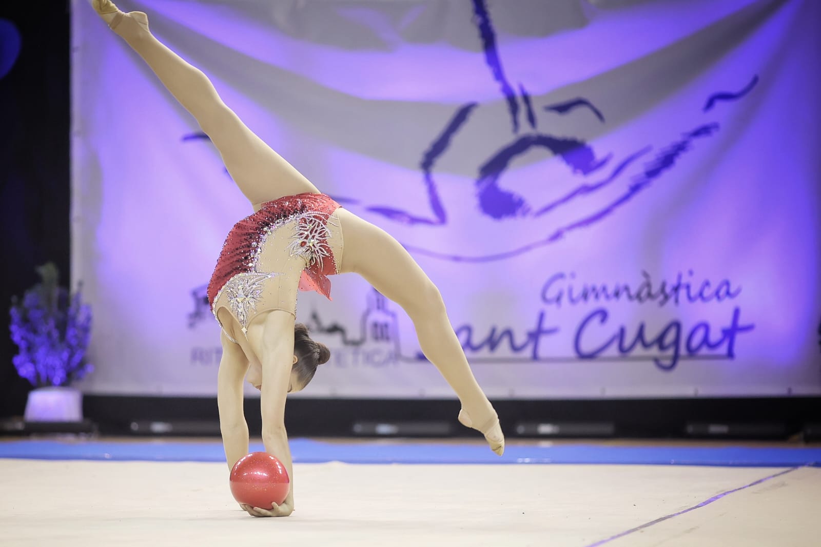Presentació d'equips del Club Gimnàstica Rítmica i Estètica Sant Cugat de la temporada 2025/2026. FOTO: Ajuntament