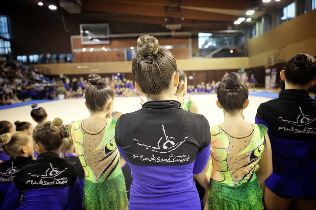 Presentació d'equips del Club Gimnàstica Rítmica i Estètica Sant Cugat de la temporada 2025/2026. FOTO: Ajuntament