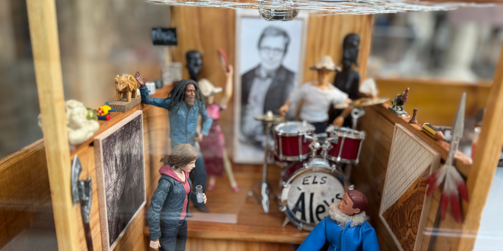 Obra de l'exposició homenatge a Àlex Susanna. FOTO: TOT Sant Cugat