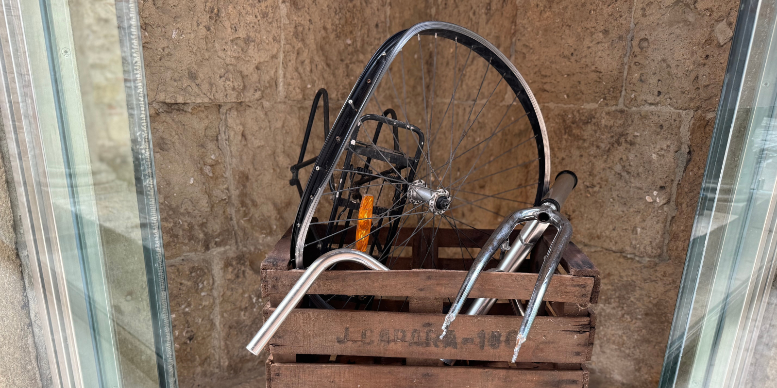 Obra de l'exposició homenatge a Àlex Susanna. FOTO: TOT Sant Cugat