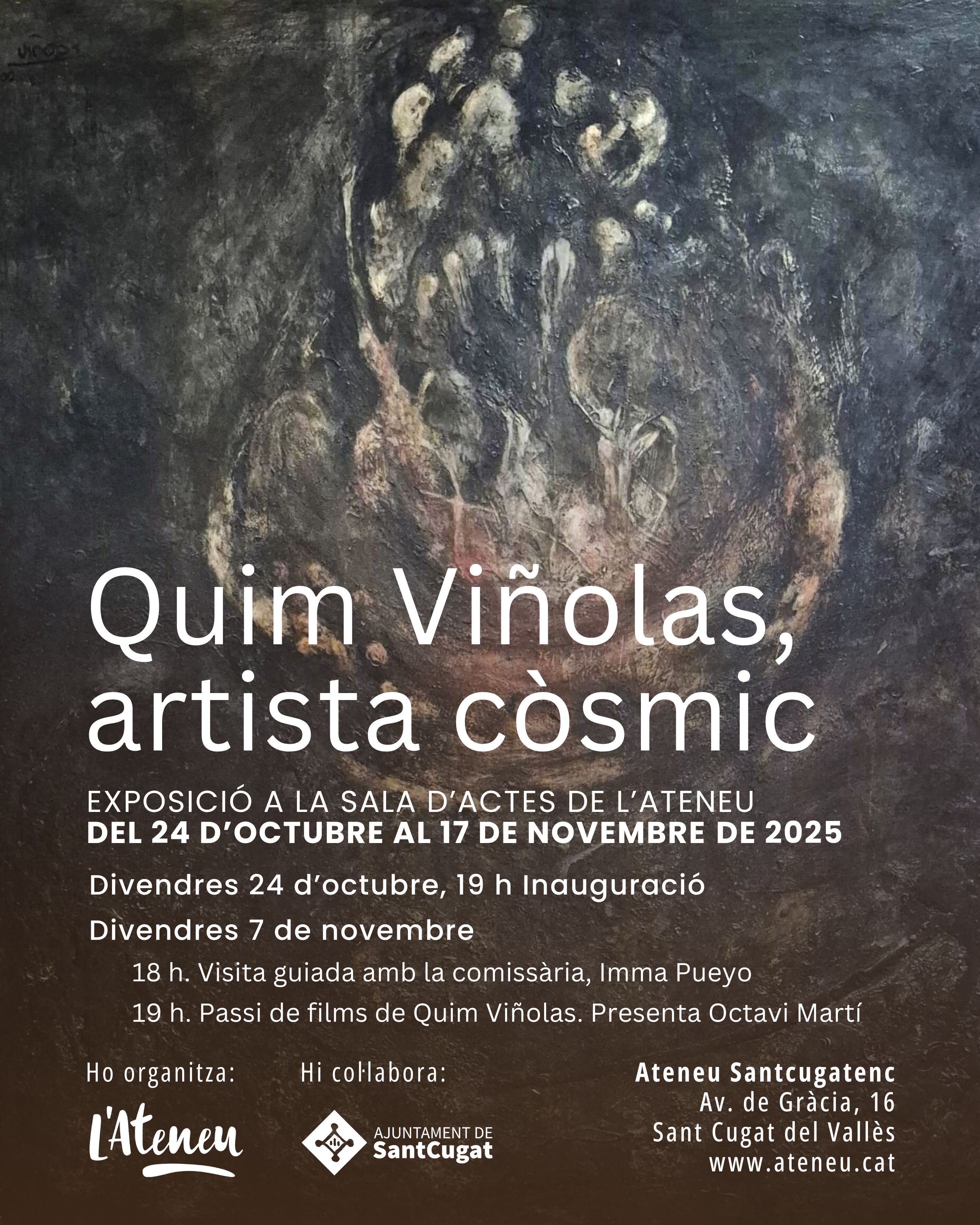 Exposició “Quim Viñolas, artista còsmic”. FOTO: Ateneu