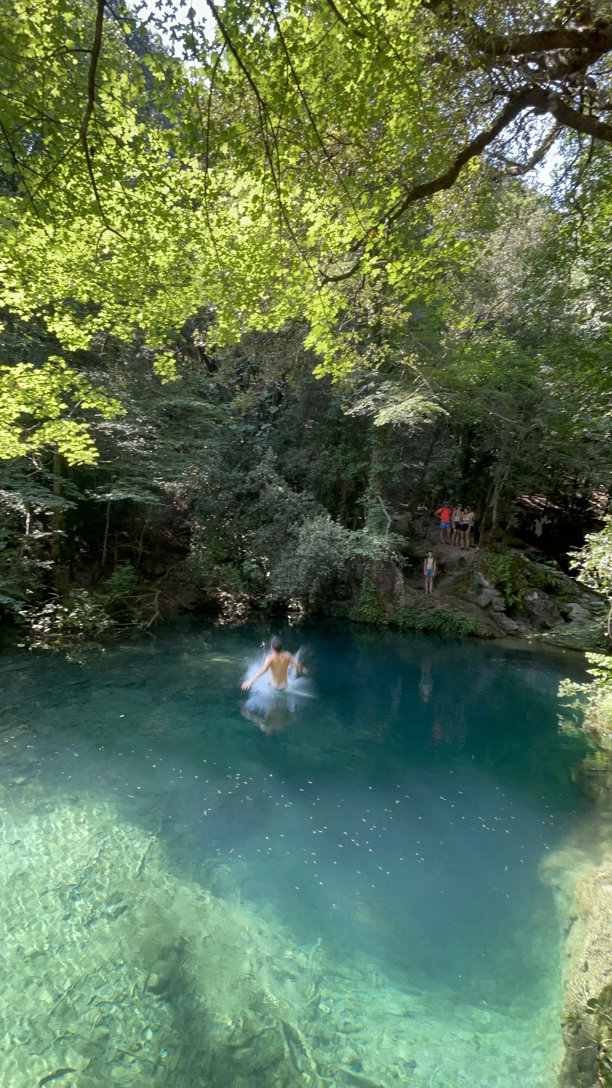Fent el mico - Sadernes, Gorg Blau FOTO: Marta Carbonell Torra