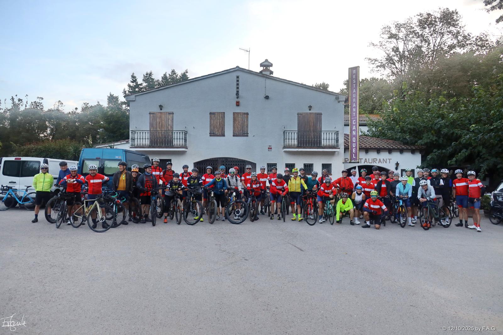 Segona edició de la sortida especial a Breda. FOTO: Unió Ciclista Sant Cugat