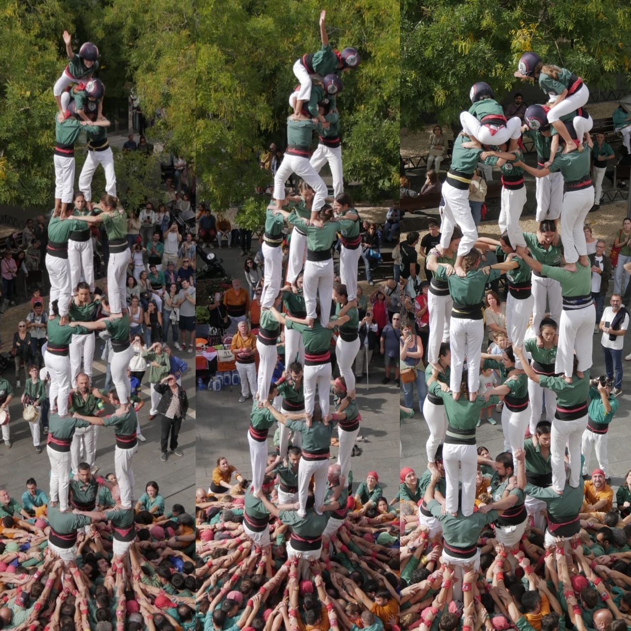 Castells de 8. FOTO: Gausacs