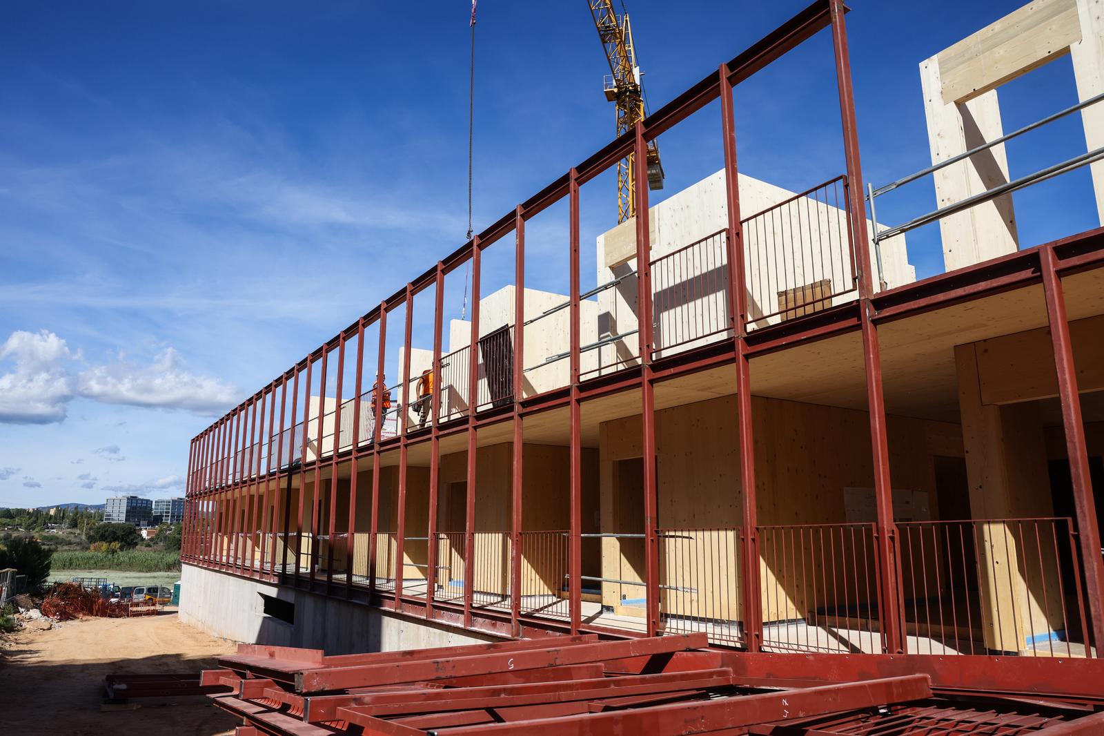 La construcció de la promoció d'habitatge protegit de Benet Moxó acabarà el 2026 FOTO: Ajuntament de Sant Cugat