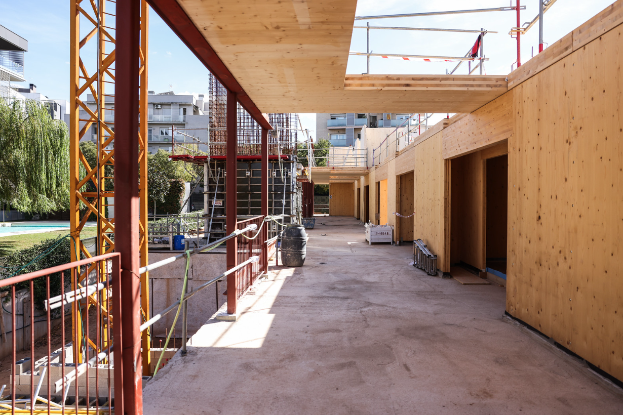 La previsió és que les obres de la nova promoció finalitzin el 2026 FOTO: Ajuntament de Sant Cugat