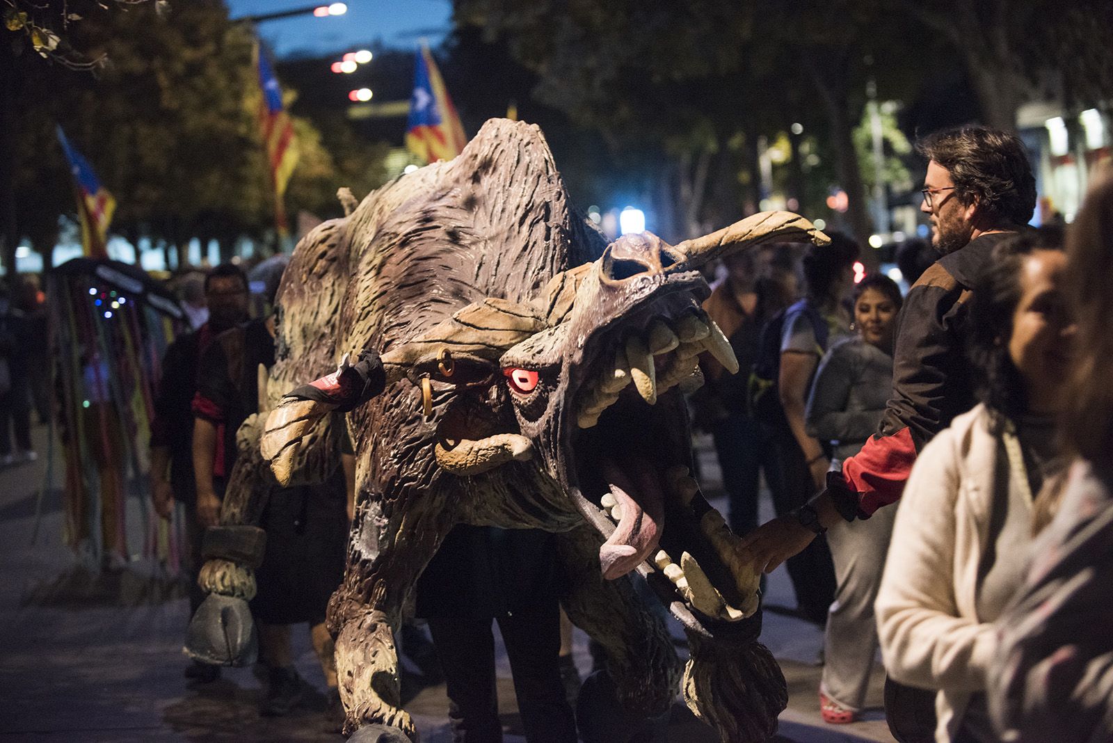 Cercavila de les entitats. FOTO: Bernat Millet.