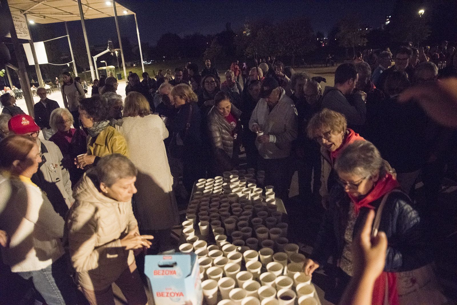 Lectura del manifest. FOTO: Bernat Millet.