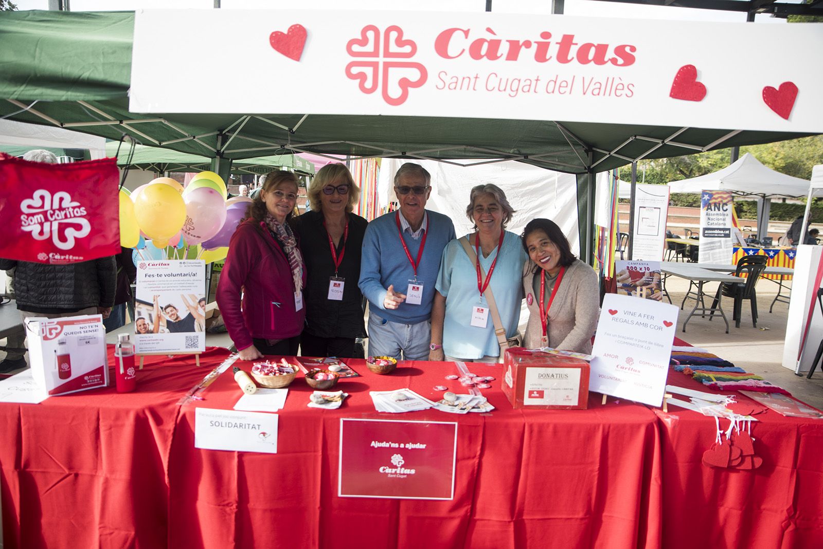 Paradeta de Caritas. FOTO: Bernat Millet.