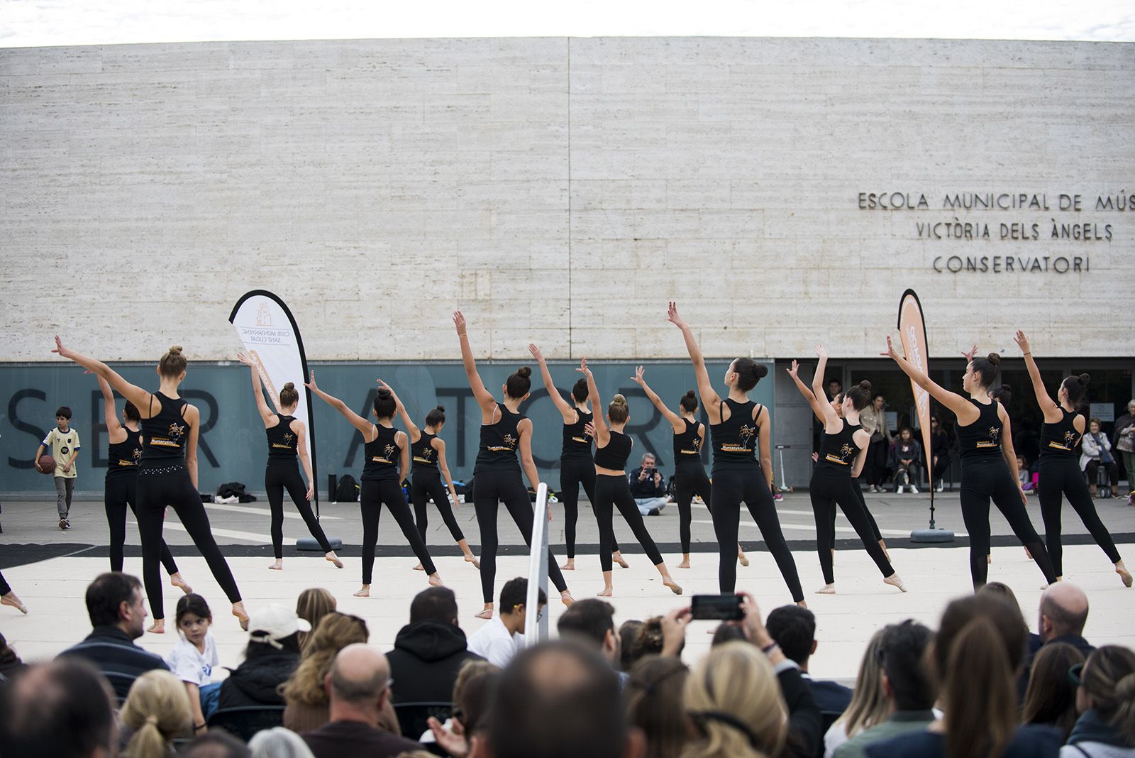 Exhibició Gimnàstica Rítmica. FOTO: Bernat Millet.