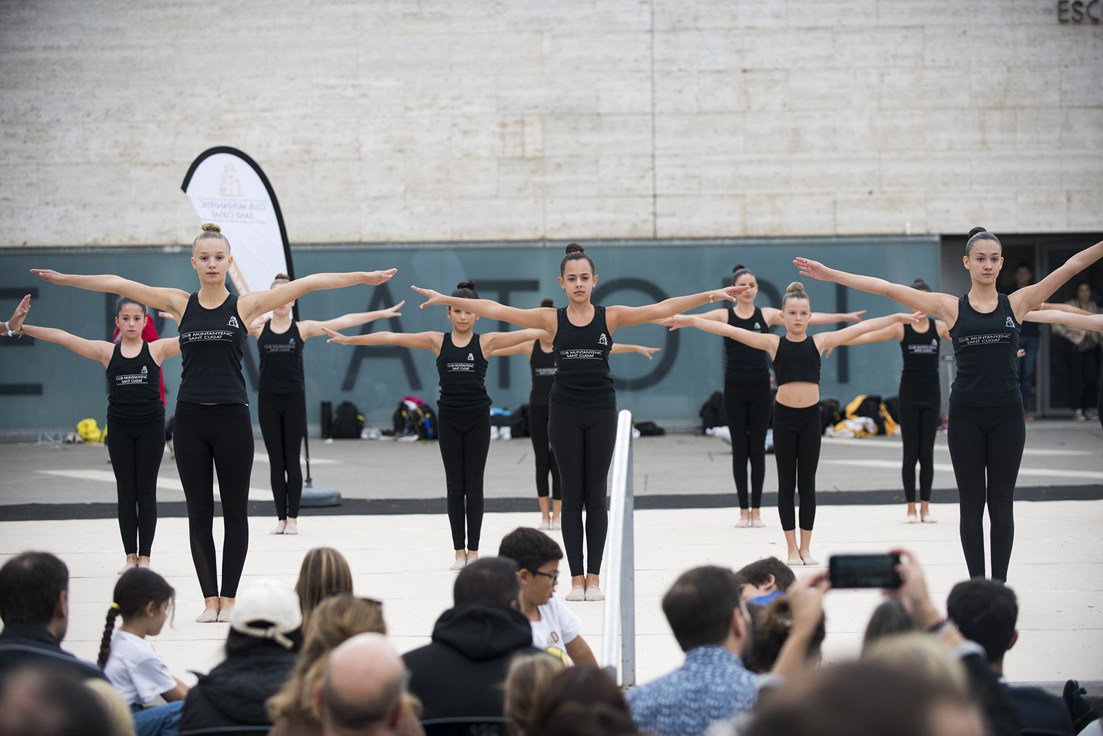 Exhibició Gimnàstica Rítmica. FOTO: Bernat Millet.