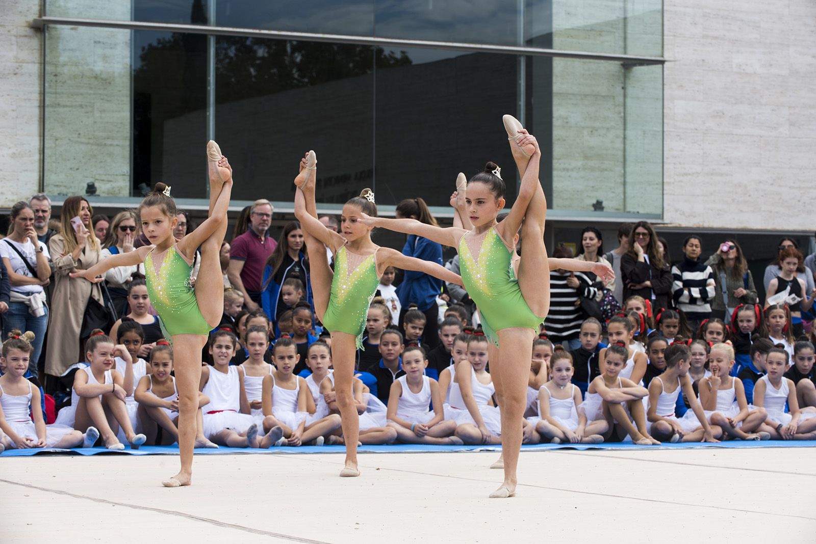 Exhibició Gimnàstica Rítmica i Estètica. FOTO: Bernat Millet.