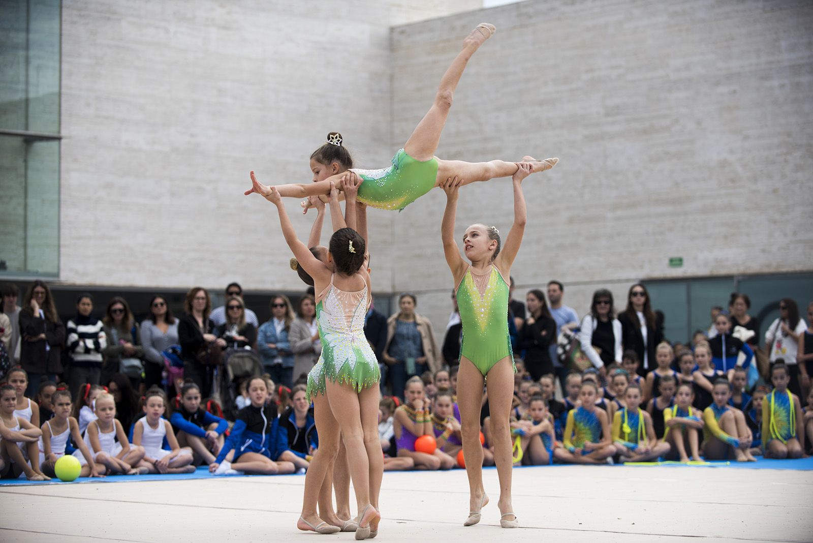 Exhibició Gimnàstica Rítmica i Estètica. FOTO: Bernat Millet.