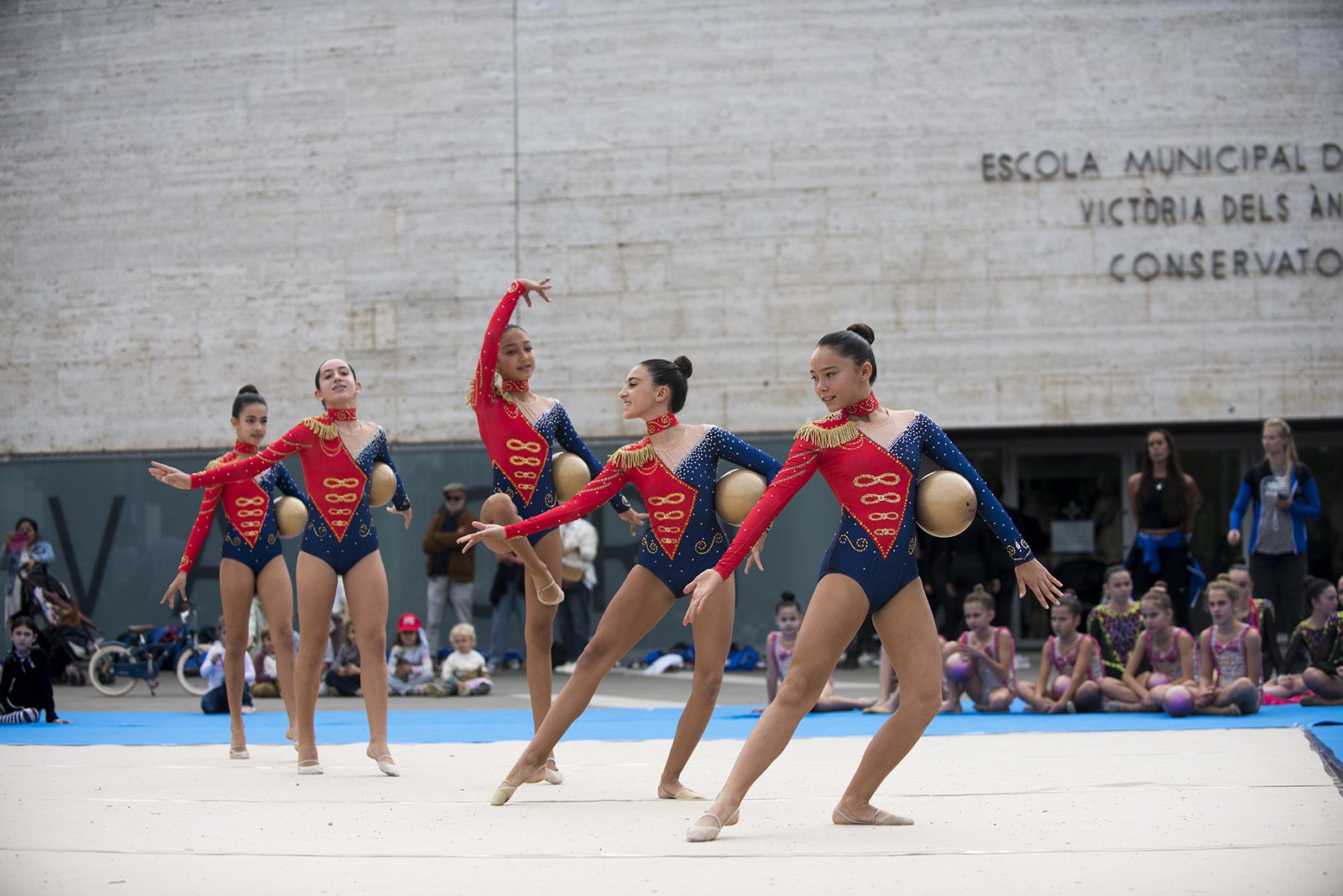 Exhibició Gimnàstica Rítmica i Estètica. FOTO: Bernat Millet.