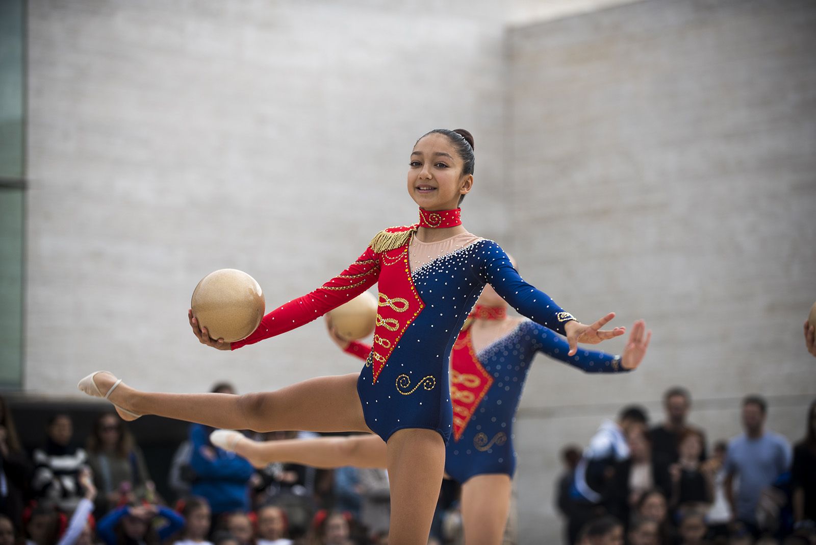 Exhibició Gimnàstica Rítmica i Estètica. FOTO: Bernat Millet.