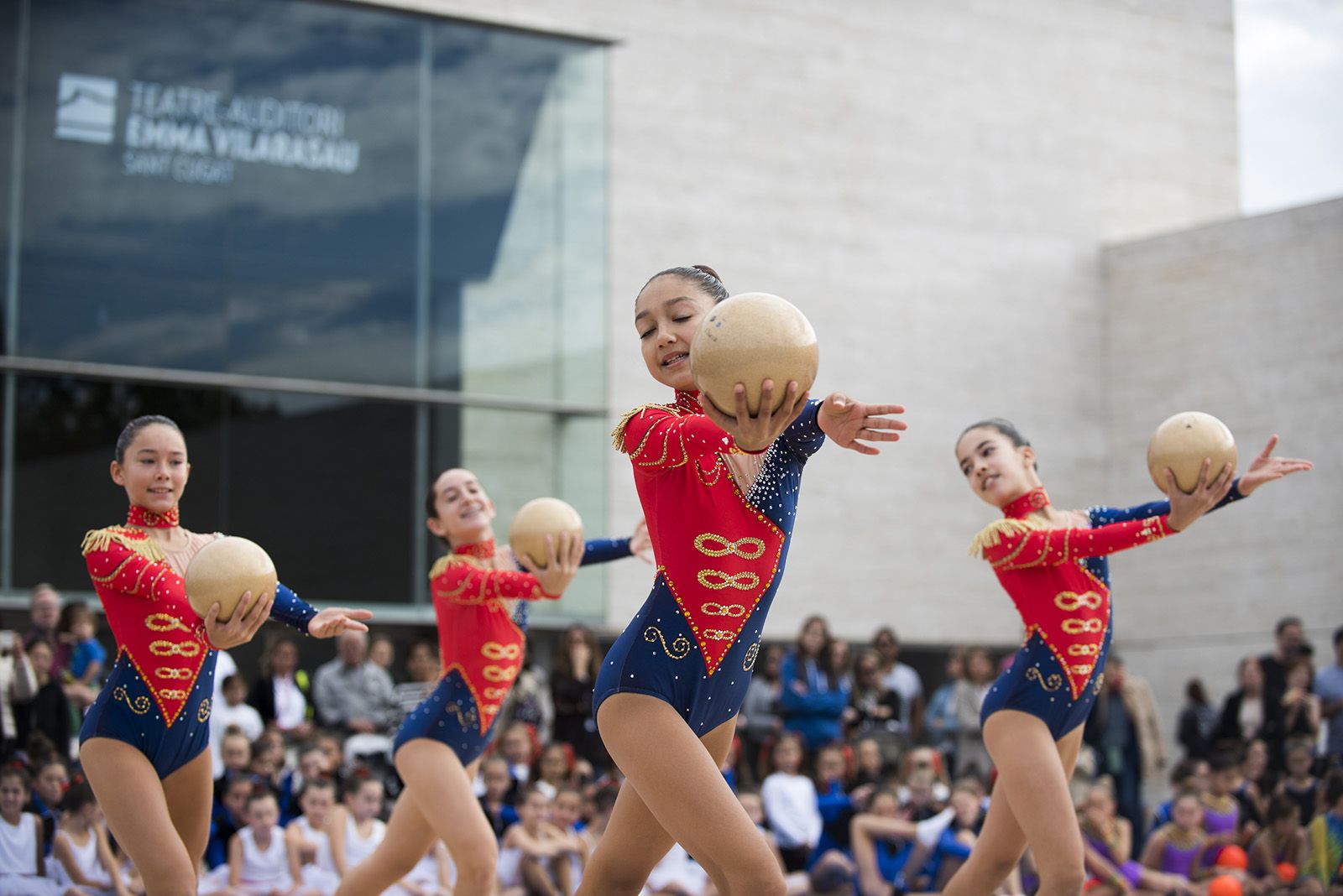 Exhibició Gimnàstica Rítmica i Estètica. FOTO: Bernat Millet.