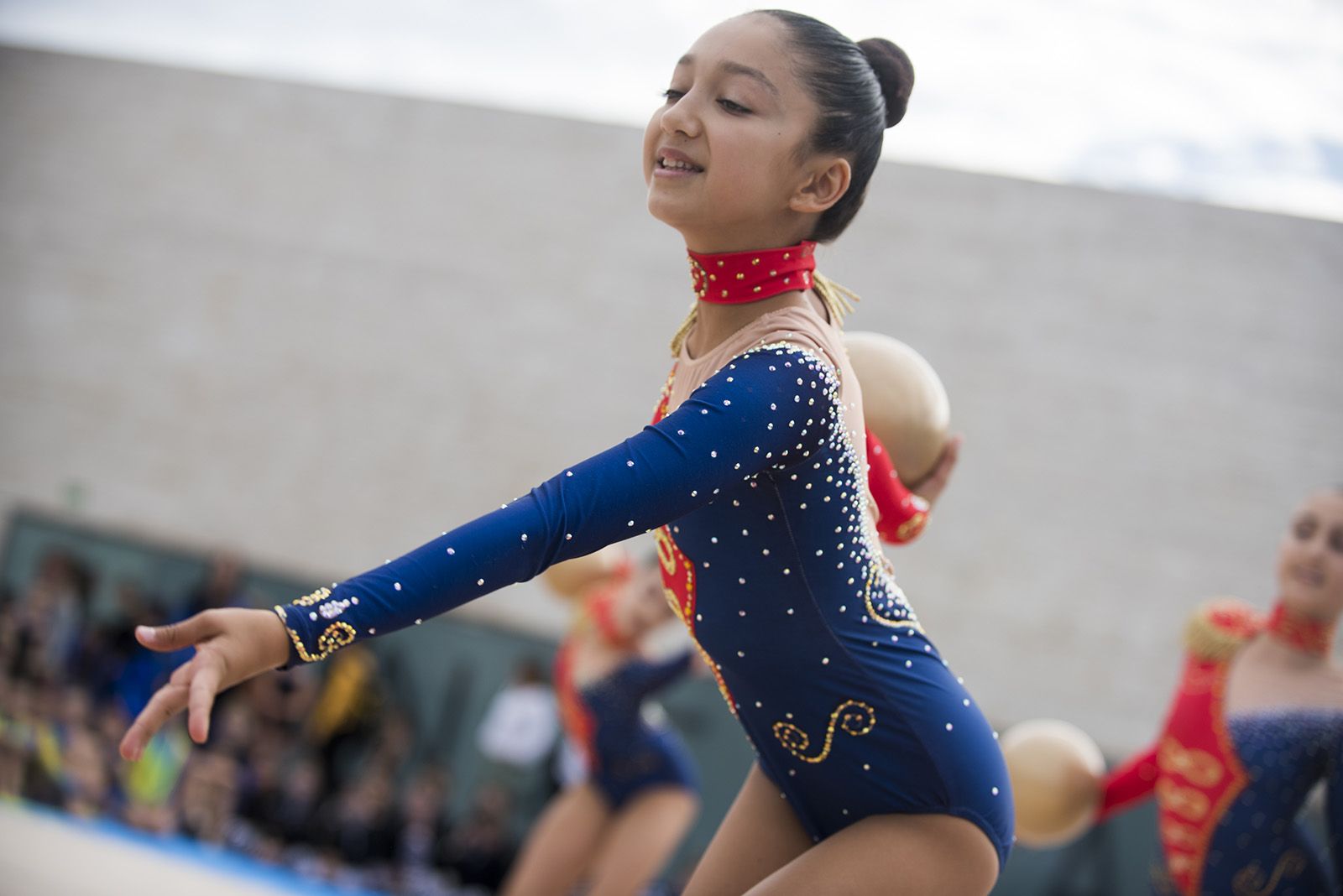 Exhibició Gimnàstica Rítmica i Estètica. FOTO: Bernat Millet.