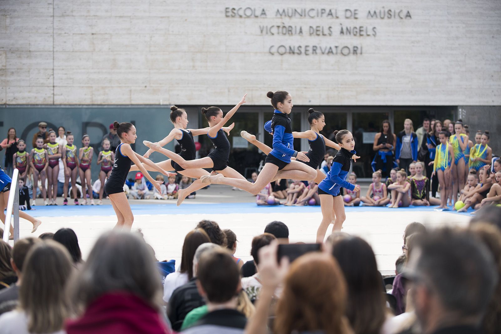 Exhibició Gimnàstica Rítmica i Estètica. FOTO: Bernat Millet.