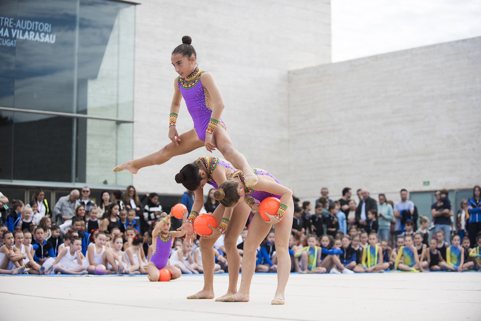 Exhibició Gimnàstica Rítmica i Estètica. FOTO: Bernat Millet.
