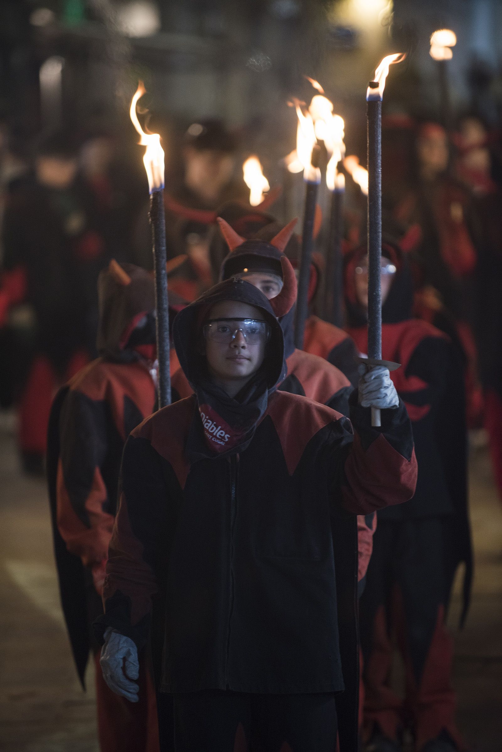 Correfoc infantil. FOTO: Bernat Millet.