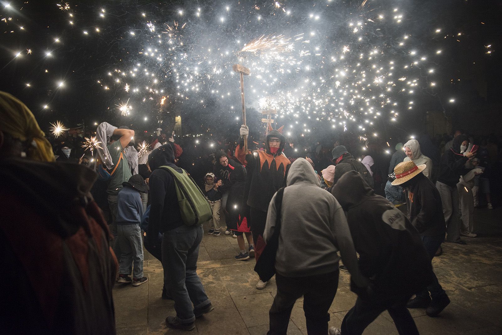 Correfoc infantil. FOTO: Bernat Millet.