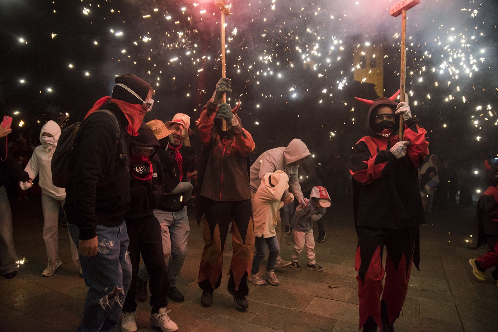 Correfoc infantil. FOTO: Bernat Millet.