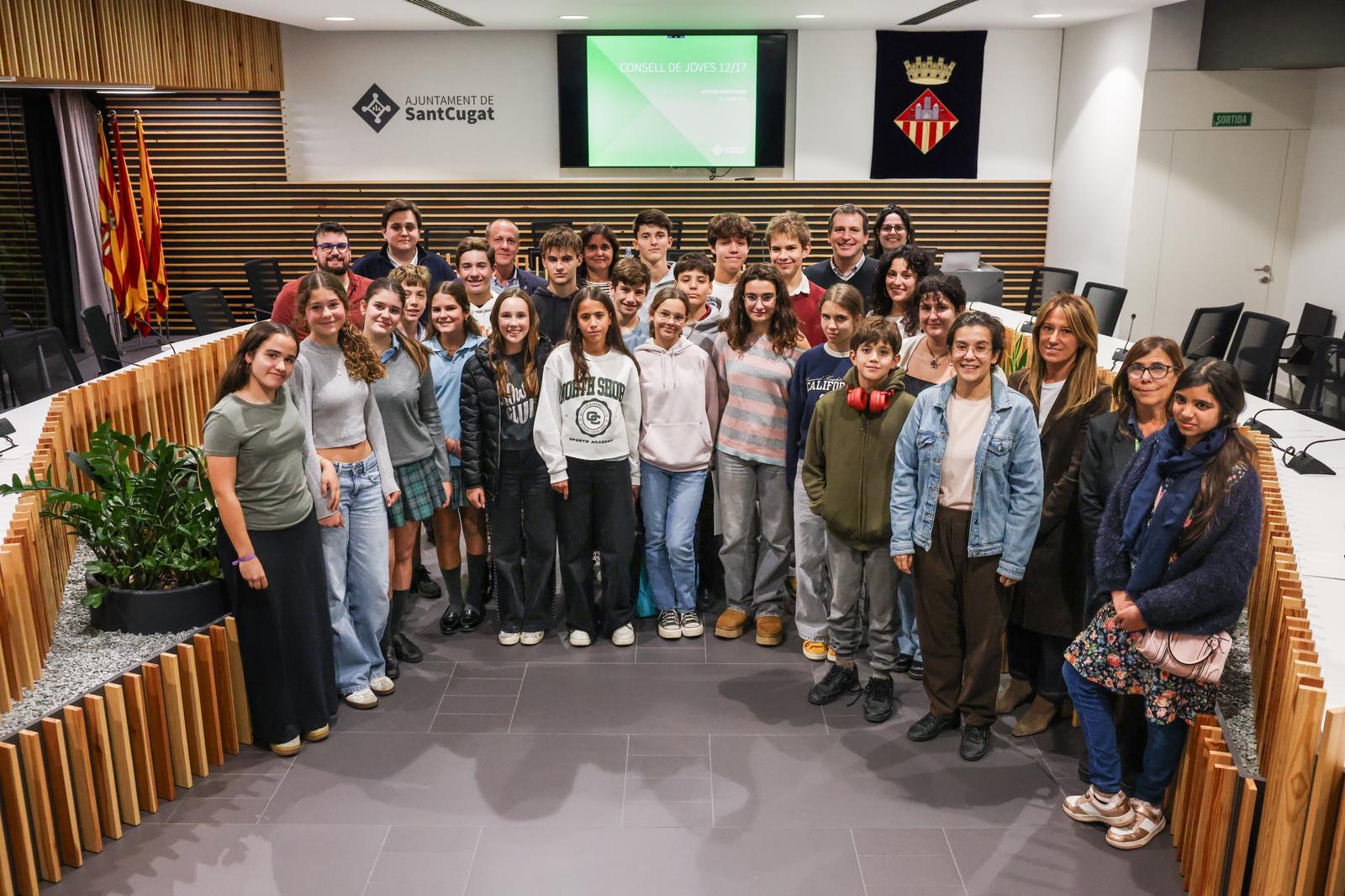 Constitució del Consell de Joves 12/17. FOTO: Ajuntament