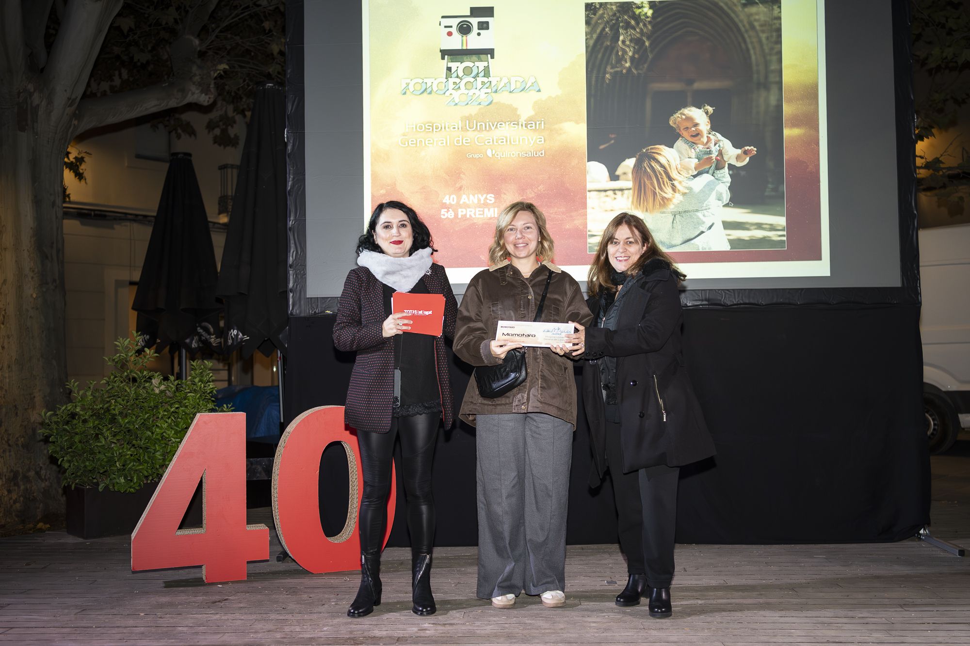 Acte d'entrega de premis i inauguració del 28è TOT Fotoportada FOTO: Mireia Comas (TOT Sant Cugat)