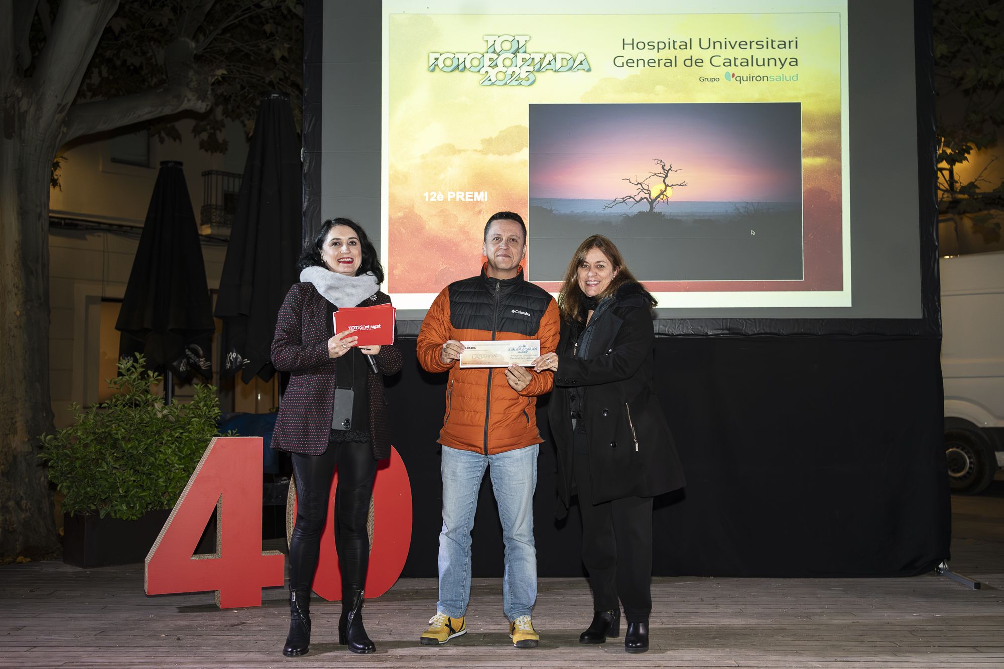 Acte d'entrega de premis i inauguració del 28è TOT Fotoportada FOTO: Mireia Comas (TOT Sant Cugat)