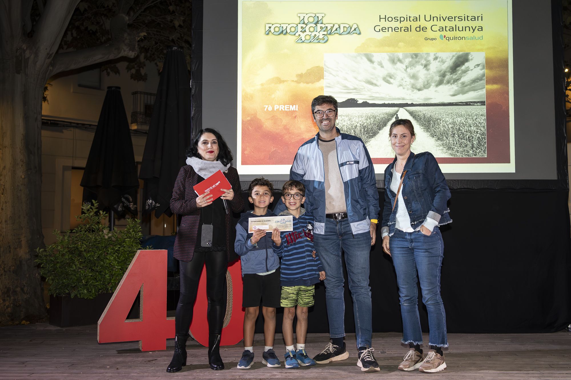 Acte d'entrega de premis i inauguració del 28è TOT Fotoportada FOTO: Mireia Comas (TOT Sant Cugat)