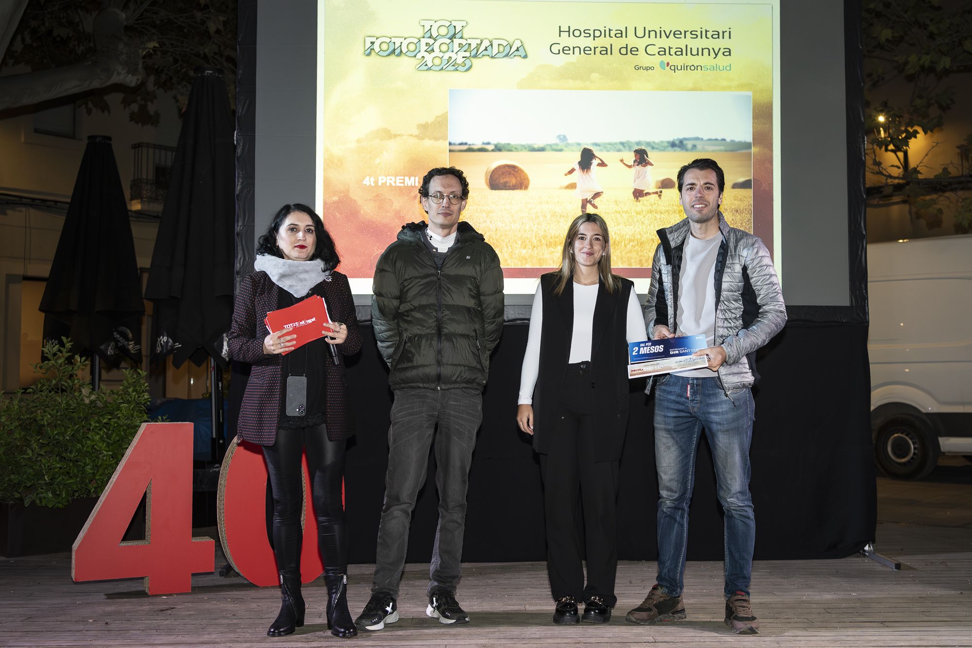 Acte d'entrega de premis i inauguració del 28è TOT Fotoportada FOTO: Mireia Comas (TOT Sant Cugat)