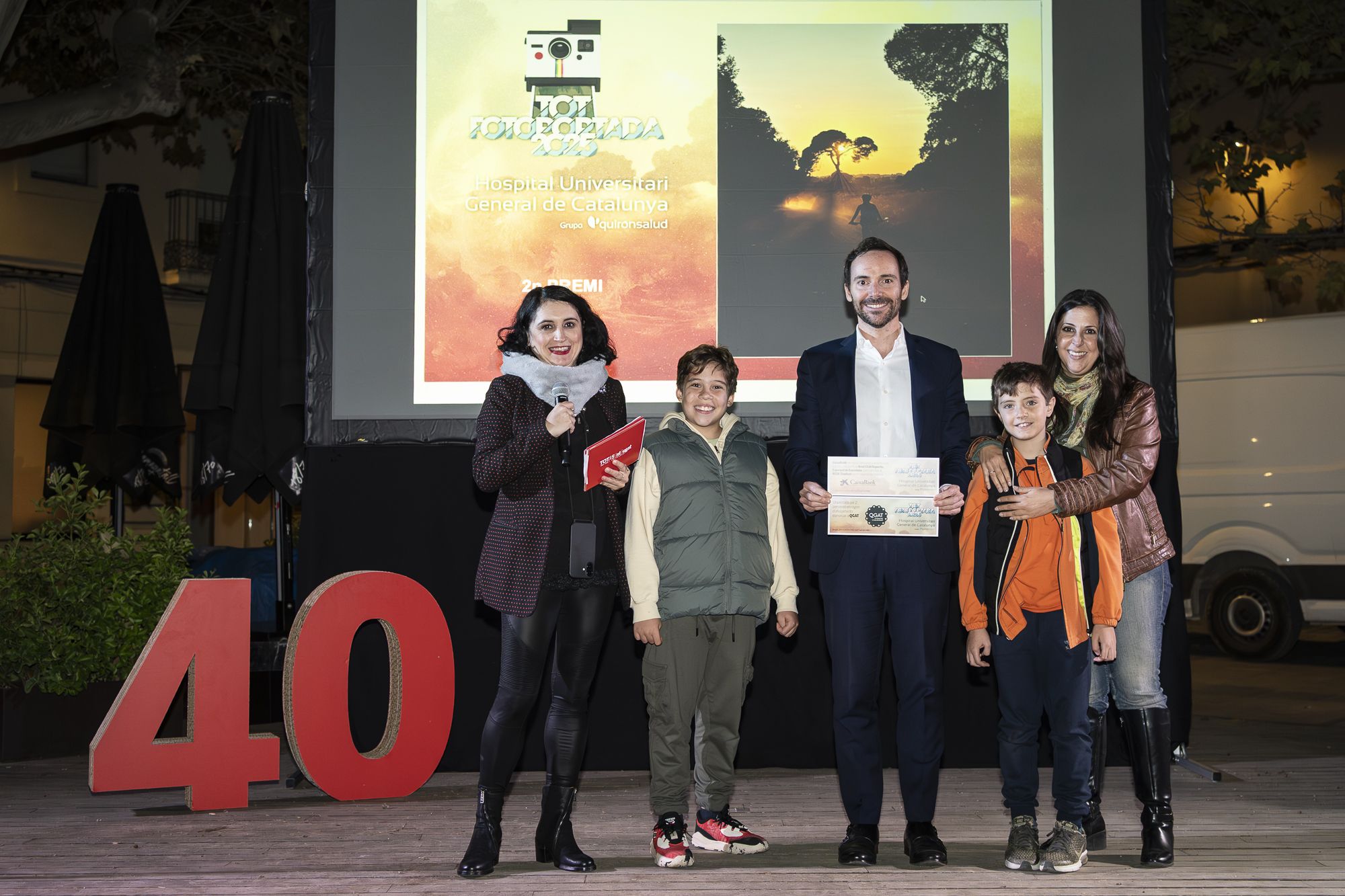 Acte d'entrega de premis i inauguració del 28è TOT Fotoportada FOTO: Mireia Comas (TOT Sant Cugat)