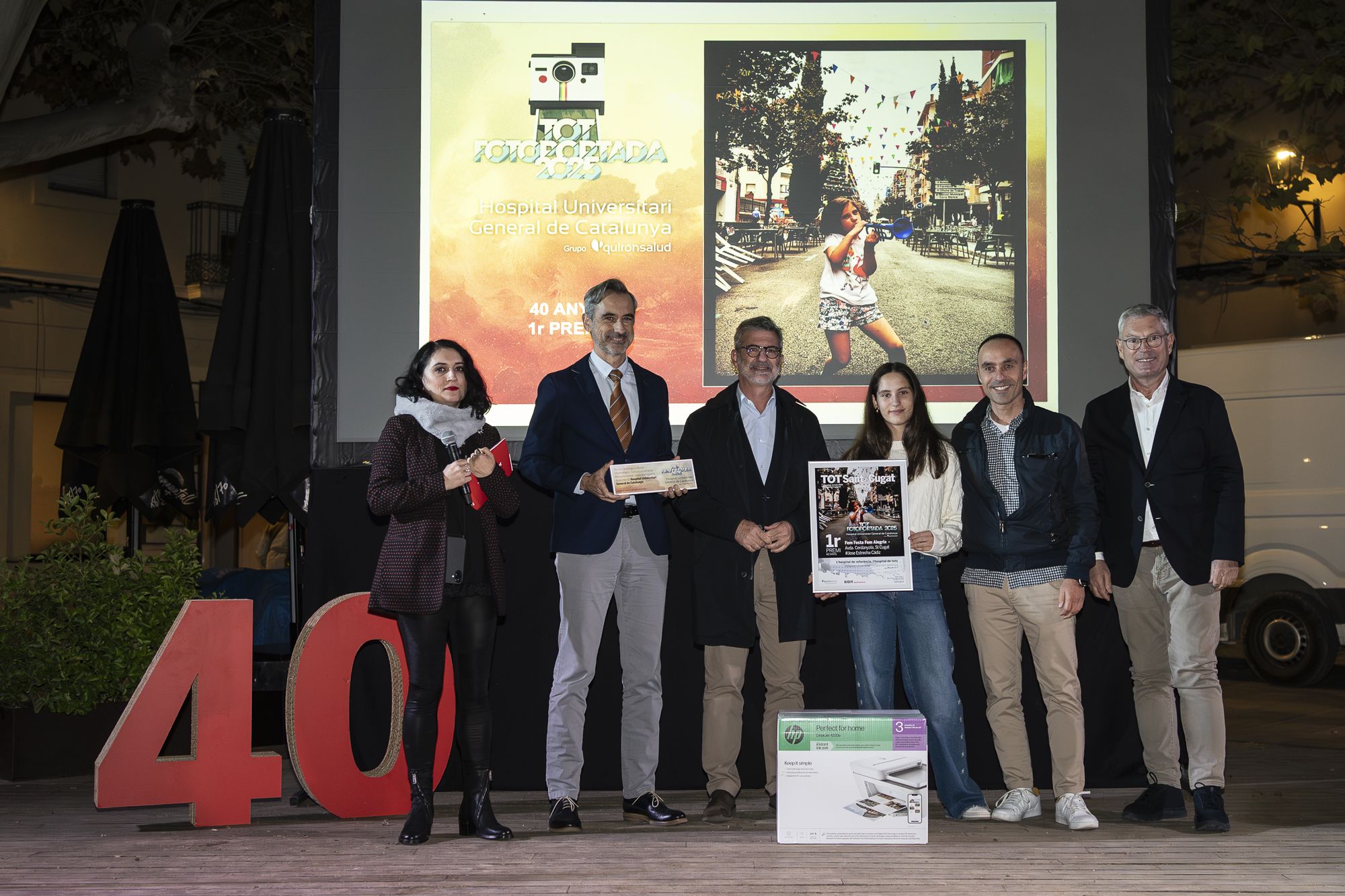 Acte d'entrega de premis i inauguració del 28è TOT Fotoportada FOTO: Mireia Comas (TOT Sant Cugat)