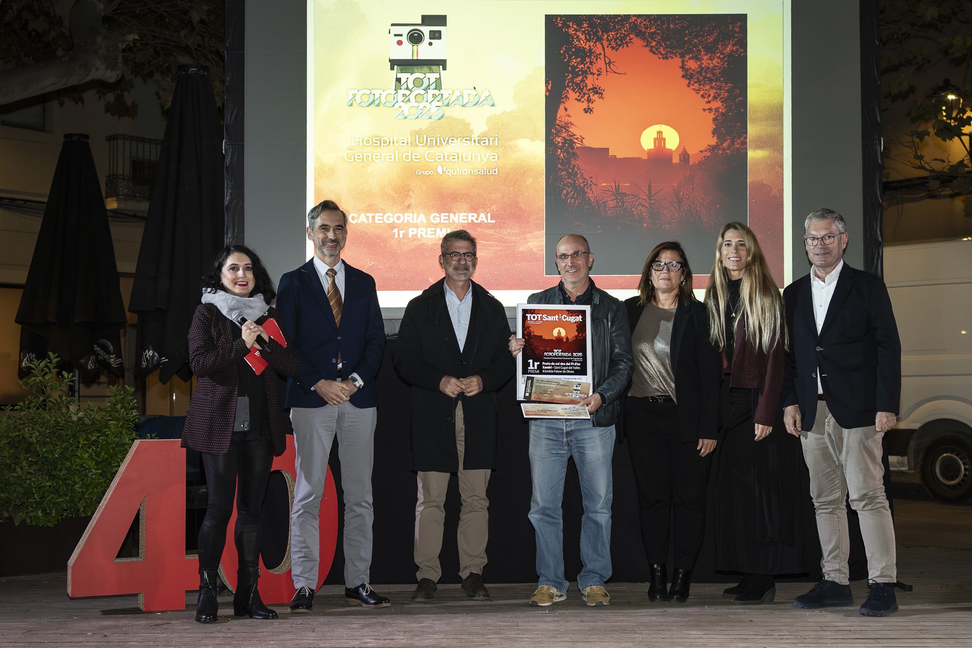 Acte d'entrega de premis i inauguració del 28è TOT Fotoportada FOTO: Mireia Comas (TOT Sant Cugat)