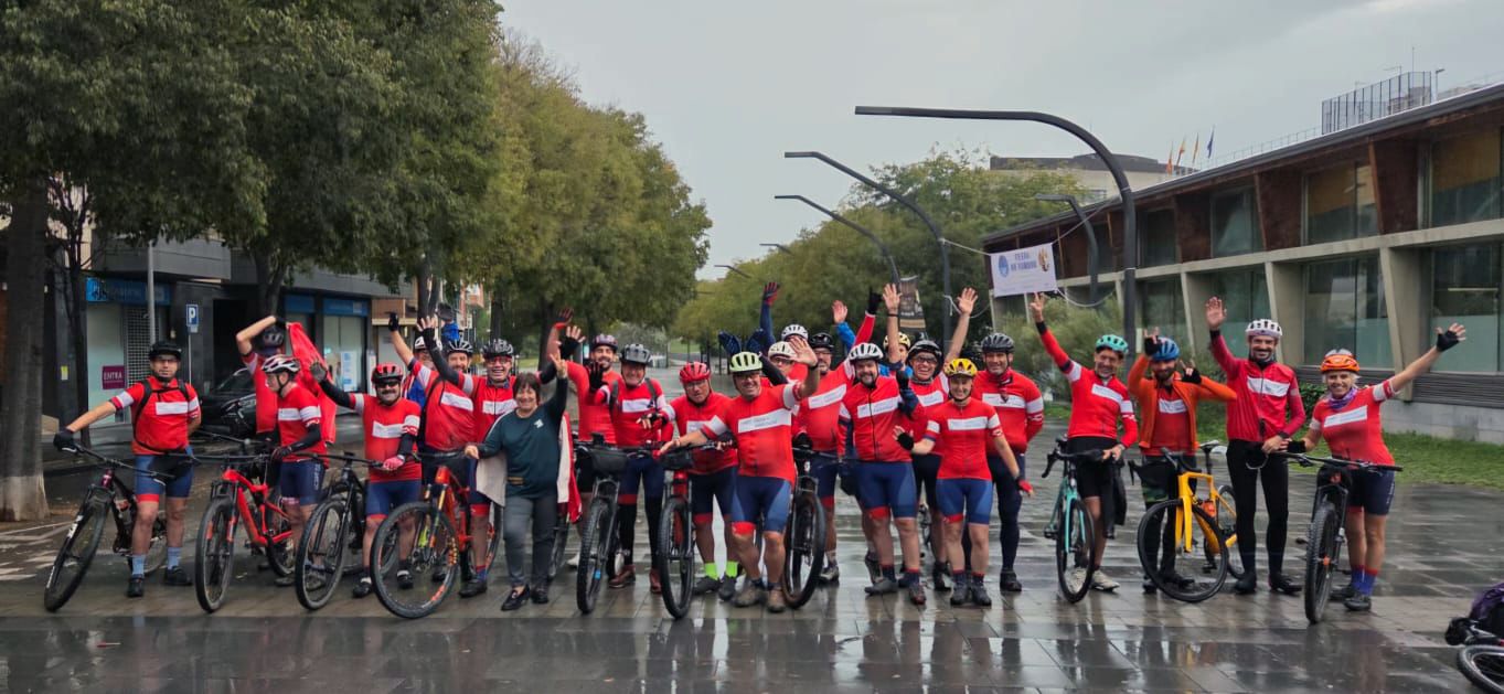 Els grups de BTT i Gravel van recórrer la Serra de Galliners. FOTO: Unió Ciclista de Sant Cugat